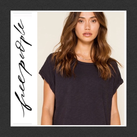 ***SOLD***  FREE PEOPLE YOU ROCK TEE - Picture 5 of 5